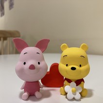 곰돌이 푸우 & 피글렛 석고방향제, 클린코튼, 푸