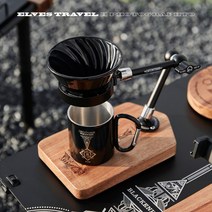 커피 드립 받침 캠핑 드립거치대 티타임 바리스타, 상세 페이지 참고, PRO 휴대폰 홀더 콤보