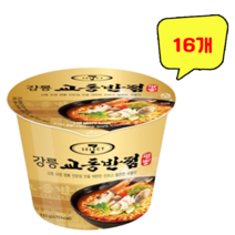 강릉 교동반점 짬뽕 큰컵 110g, 16개
