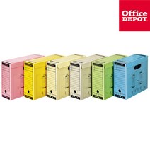 오피스디포 문서보관상자 A4 1팩(5개입), 청색(400162)