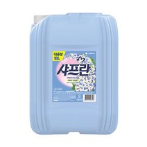 [엘지생활건강] 샤프란 대용량 섬유유연제 18L 프레쉬 아일랜드향 (일반드럼겸용), 상세 설명 참조