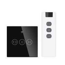 전동커튼 레일 자동 스마트 IOT 커튼 블라인드 US EU 와이파이 RF433 터치 롤러 모터 스위치 Tuya 라이프 앱 원격 제어 알렉사 구글 홈과 함께 작동