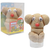 3000 머리가 자라는 잔디인형 식물 반려식물 키트 어린이체험, 단품, 단품
