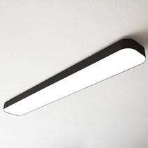 라이팅에버 LED 시스템 심플 주방등 60W_블랙 삼성모듈 플리커프리 국내생산, 블랙
