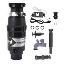 가정용 씽크대 음식물처리기음식물 쓰레기 처리기 76000A 주방 3/4HP 저소음 모터 처리 분쇄기 가정용, 76000A Wired switch_EU