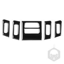 자동차 인테리어 에어컨 통풍구 스티커 커버 프로텍터 BMW E90 E92 E93 2005-2012 M 성능 스타일링 5 개, [06] F, 06 F