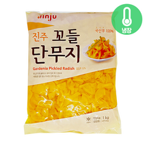 진주햄 진주 꼬들 단무지 1kg (아이스박스포장, 1개