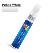 20 색상 자동차 스크래치 수리 페인트 펜 터치 표면 관리 복구 리무버, 02 Public white, 02 Public white