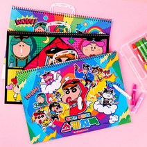 3000 짱구는못말려 스케치북-랜덤 129648, 단품, 단품