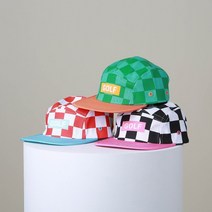 컬러 체스 골프 스냅백(3col), 오렌지