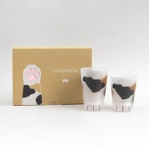 모노카의다락방 코코네코 고양이 발 컵 기프트 세트 미케 삼..., 단품
