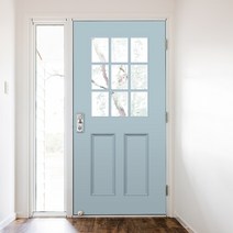 [현관문시트지] 디자인어거스트 마레 도어시트지, 블루