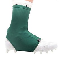 TD Spats 풋볼 클리트 커버 - 클리트용 프리미엄 랩 | 축구 필드 하키 또는 잔디용 Woodland Digital Camo, New York Green, X-Large
