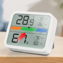 3단계 스마트 온습도계 정확한 습도계 냉장고 온도계 정밀