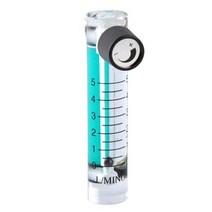 산소 유량 계량기 공기 가스용 제어 밸브 포함 1L 0.1-5LPM, 한개옵션0
