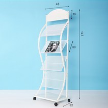 팜플렛 케이스 전단지 철재 잡지 꽂이 진열대 선반DIY 디스플레이 진열대 거치대, 옵션14