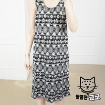 시원한원피스 여성 여름 롱 나시 원피스 빅사이즈 스판 민소매 롱