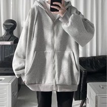 [컴피앤모어] 봄 가을 겨울 20대 30대 여성 집업 후드 티 루즈핏 빅사이즈