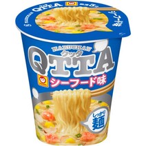 쯔케멘 시오라멘 일본 컵라면 라멘 컵라멘 마루찬 QTTA 해산물 맛 78g × 12개입 (1케이스)