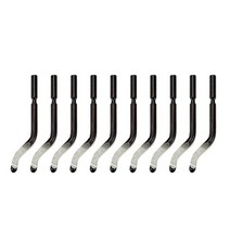 rannb 디버링 블레이드는 알루미늄 강철 철 및 플라스틱용 40도 버 리무버 수공구를 설정합니다 -10개