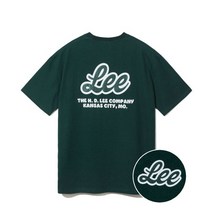 LEE 유니온 로고 티셔츠 다크 파인
