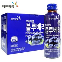 영진약품 프리미엄 블루베리 120ml X 30병 상큼한 블루베리 음료 손님 접대 드링크