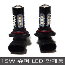 주닉스 (2개1세트) 백색 맥스비젼 차량 할로겐 램프 전구 전조등 안개등 12V 55W h1 h3 h4 h7 h8 880 881 9005 9006 hb3 hb4, 하이파워LED안개등(2개1세트)-HB4(9006)