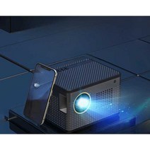 미니 빔프로젝터1080p 홈시어터 5GWiFi 1500ANSI 루멘, 하이라이트 보이스 (오토포커스)