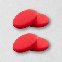 AD 오토브라이트다이렉트 레드 폼 어플리케이터 총 4p 어플 폴리싱 왁싱 드레싱 2set, 옵션01 AD 레드 폼 어플리케이터 2set