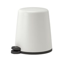 이케아 스네프 페달휴지통 5L 화이트 26x29cm 폴리프로필렌