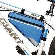 미니 자전거안장가방 4종 스마트폰 물통 전동킥보드가방 바구니 한강 탑튜브가방 프론트백, 수납 자전거가방 블루