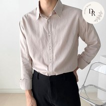 디자이어로즈 / 남자 대학생 봄 무지 린넨셔츠 11color