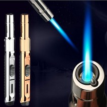 고화력 1300도 장작 캠핑용토치 금속공예 은세공 용접 휴대용 충전식 미니가스토치, 골드