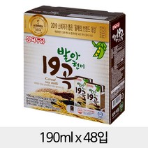 삼육두유 발아현미19곡 16개 선물용 잡곡두유, 190ml, 48개