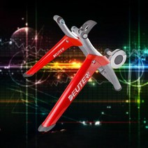 탁스고정로라 운동 실내 소음 무소음 자전거 손잡이, 04.26-28인치(와이어컨트롤버전)(레드)