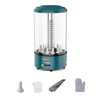 냄새잡는그릴 연기잡는그릴 안방전기 냄새안나는 생선 연기없는 그릴 수직 바베큐 무연 전기 그릴 자동 양, [01] 파란, [06] KR