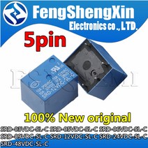 5pcs SRD-03VDC-SL-C 5pin 릴레이, 11 SRD-18VDC-SL-A 4pin