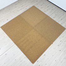 손할매 친환경 코르크 퍼즐매트 4P 대형 60cm X 1.2 cm 보온매트 층간소음방지매트