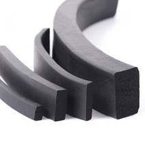 가스켓블랙 EPDM 고무 폼 씰링 스트립 사각 스폰지 개스킷 캐비닛 도어 씰용 3x3mm 4x4 8x8 10x10 12, 02 4x4mm_02 2 Meters