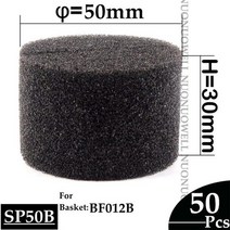 50pcs 검은 수경 바구니 스폰지 정원 야채 토양 심기 스폰지 보육 냄비 거품 식물 뿌리 고정 스폰지, sp50b-블랙, SP50B-블랙