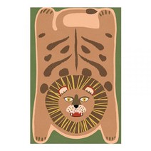 수입 북유럽 감성 키즈방 유니크 러그 치타 호랑이 호피 카페트 사자 특대형 200 300