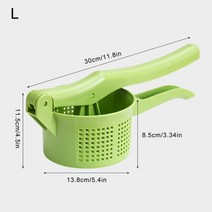 탈수기 채소 샐러드 야채 바구니 채반 음식 짤순이 플라스틱 스피너 스터핑 압착기 핸드 헬드 수동 건조기 주스 허브 식품 여과기 핸들 가정용 레스토랑 주방, 크기가 큰