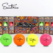세인트나인 Q soft 칼라 골프공 1더즌 12구, 선택완료