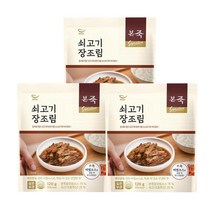 본죽 쇠고기장조림 120g 3개, 본죽 쇠고기장조림120g 3개