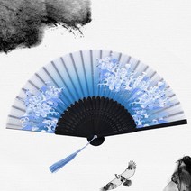 중국어 일본어 실크 접이식 팬 나무 클래식 댄스 고품질 술 우아한 여성 홈 인테리어, 09 9