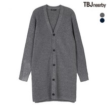 티비제이 남성 브이넥 롱가디건 T194KC110P