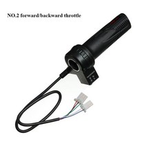 전기 자전거 트위스트 스로틀 12V ~ 96V 액셀 핸들 바 전자 자전거/전기 스쿠터 사이클링 그립, 2