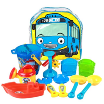 오너클랜 꼬마버스모래놀이 타요모래놀이세트 물놀이용완구, 단일 본품