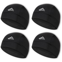 잇곰 사이클 라이딩 헬멧 이너 캡 4p, 블랙