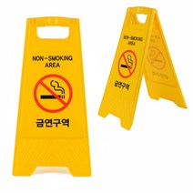 A형 접이식 금연구역 표지판
